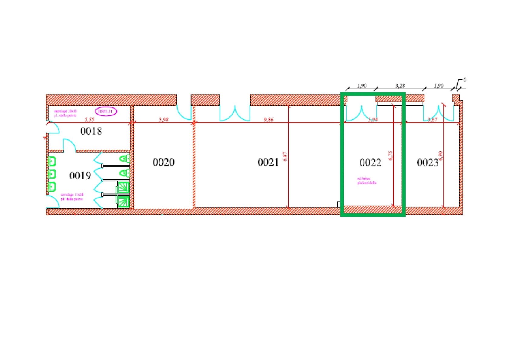 Appentis A2 pièce n°22