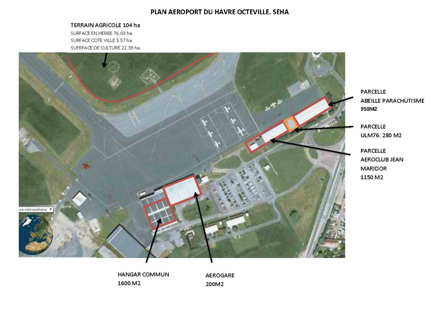 lot 2 - terrain ULM76