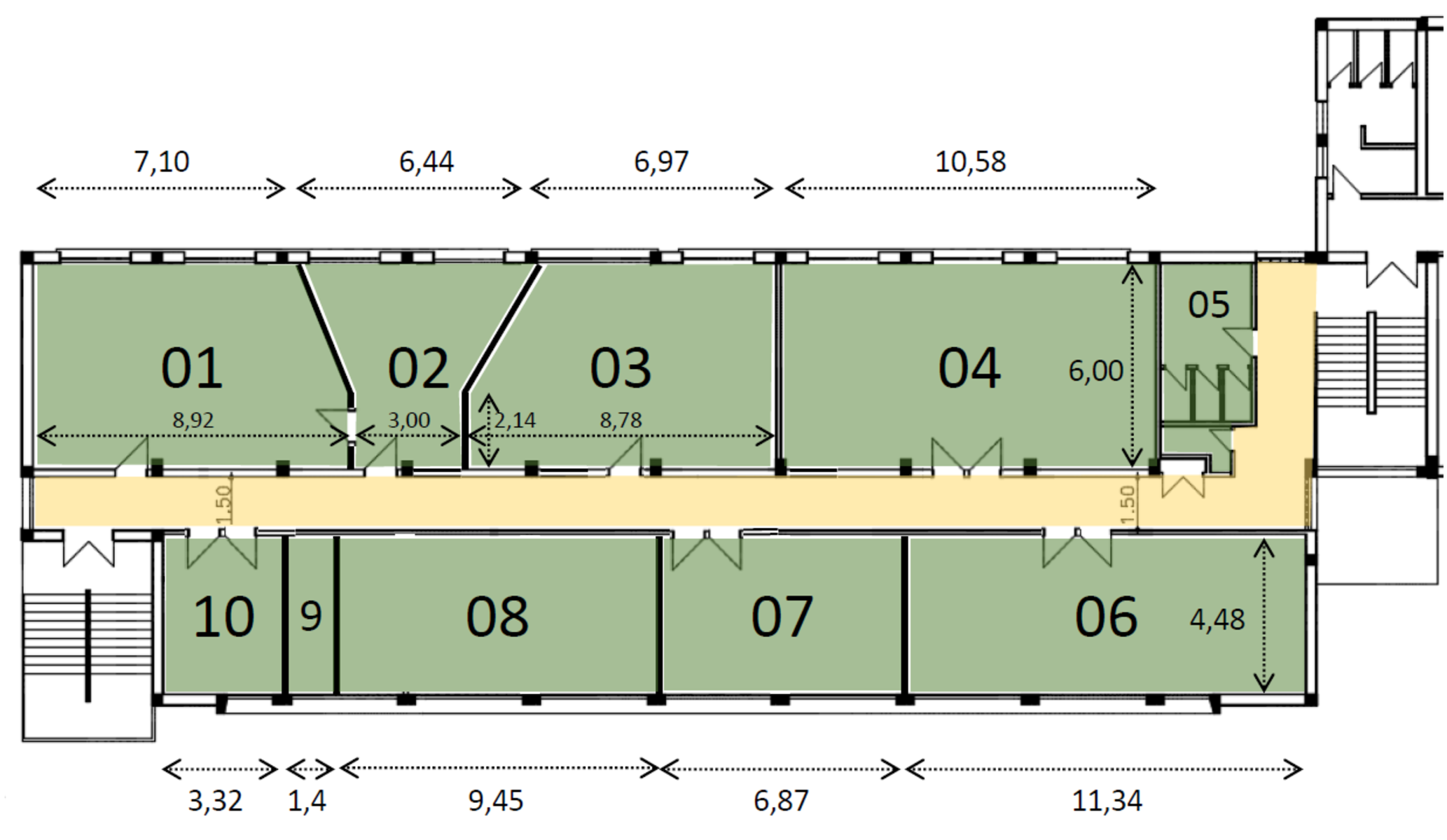 CG07/Aile Ouest/R+1/10
