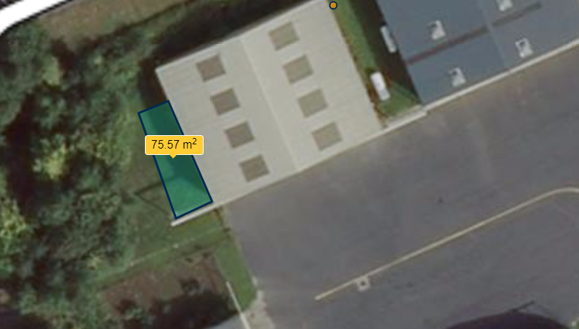 Parcelle agrandissement Hangar Société des Ormes